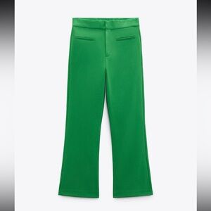 NWOT Zara Green Women’s Dress Pant (Mini Flare)